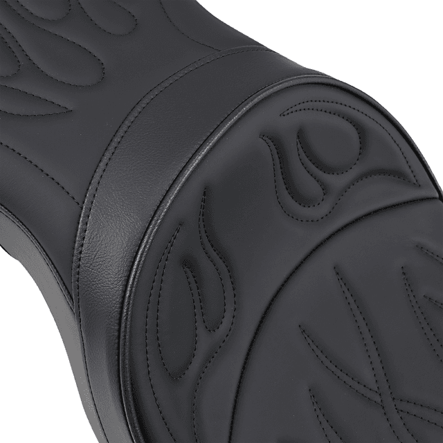 DRAG SPECIALTIES SEATS 0804-0260 Low Profile Seat - Flame Stitched - XL '04-'22 — image 2 of 3