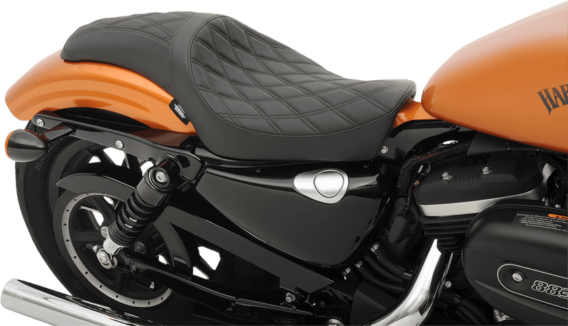 DRAG SPECIALTIES SEATS 0804-0603 Predator Seat - Double Diamond - XL '10-'22 — image 2 of 2