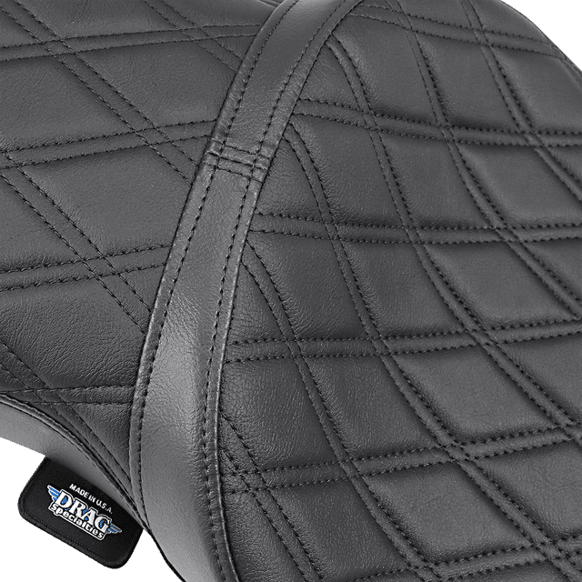 DRAG SPECIALTIES SEATS 0804-0605 Double Bucket Seat - Double Diamond Stitch - XL '10-'22 — image 2 of 3
