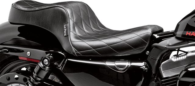 LE PERA 0804-0657 Cherokee Seat - Diamond - Black - XL '04-'22