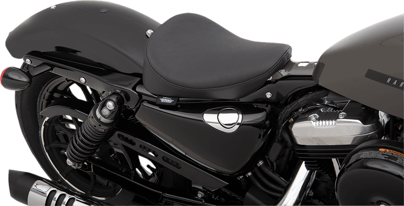 DRAG SPECIALTIES SEATS 0804-0737 Bobber Solo Seat - Smooth - Vinyl - XL '10 - '22 — image 2 of 3