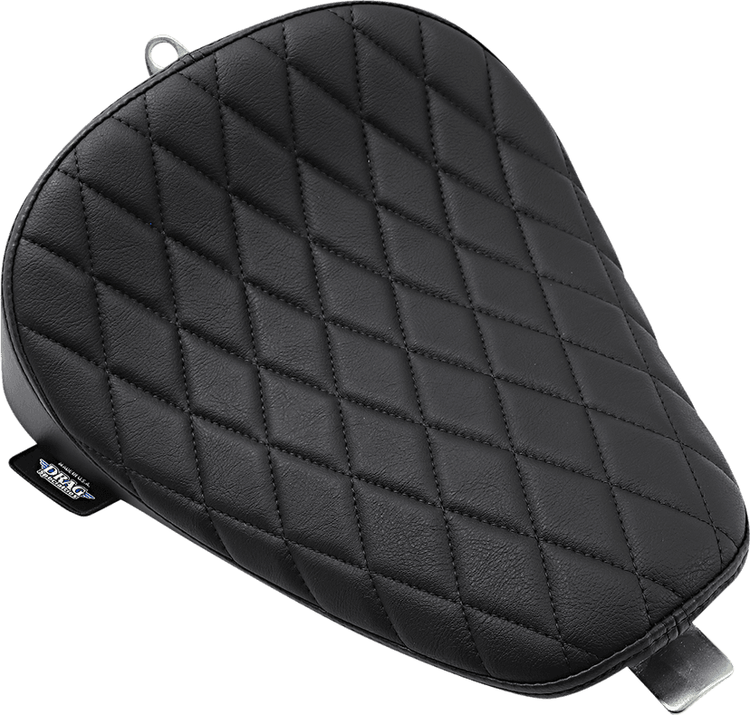 DRAG SPECIALTIES SEATS 0804-0738 Bobber Solo Seat - Diamond Sitch - Vinyl - XL '10-'22 — image 1 of 2