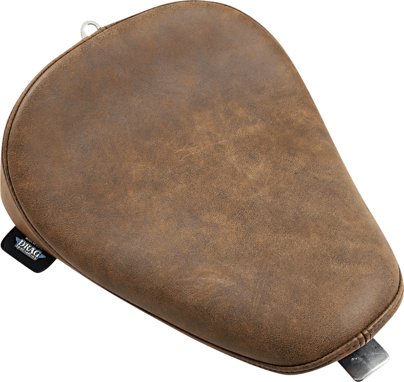 DRAG SPECIALTIES SEATS 0804-0742 Bobber Solo Seat - Brown - Distressed - XL '10-'22 — image 1 of 3