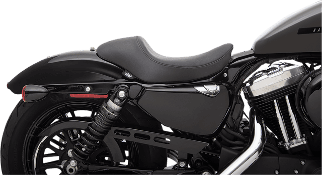 DRAG SPECIALTIES SEATS 0804-0743 3/4 Solo Seat - Black - Smooth - XL '04-'22 — image 3 of 4