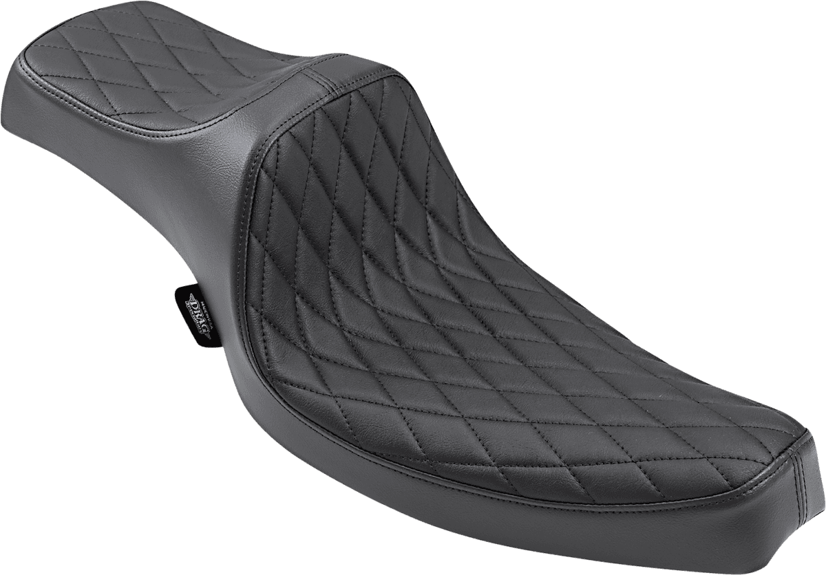 DRAG SPECIALTIES SEATS 0804-0758 Predator III Seat - Diamond Stich w/ Black Thread - XL '57-'78