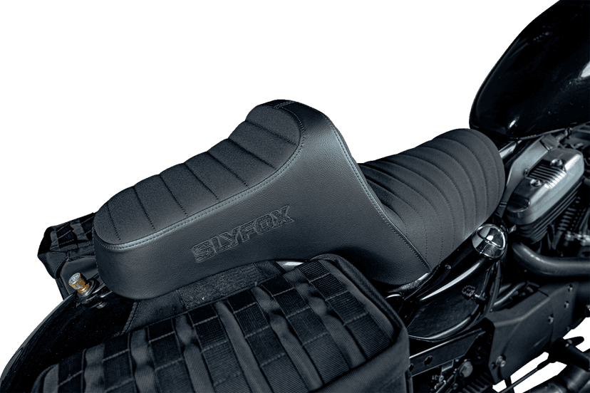 SLYFOX 08040828 High Noon Seat - Vinyl - Classic Stitch - Black Logo - Black Stitch - XL '04-'22 — image 5 of 10