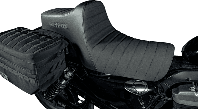 SLYFOX 08040828 High Noon Seat - Vinyl - Classic Stitch - Black Logo - Black Stitch - XL '04-'22 — image 2 of 10