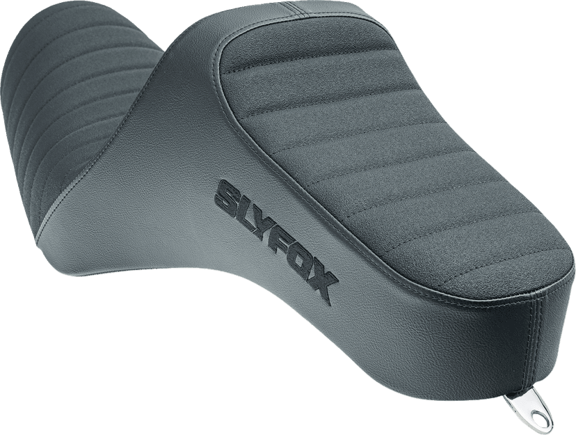 SLYFOX 08040828 High Noon Seat - Vinyl - Classic Stitch - Black Logo - Black Stitch - XL '04-'22 — image 4 of 10