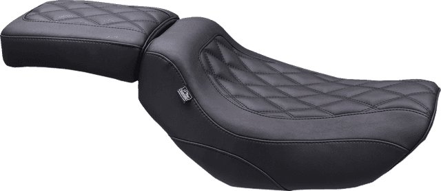 MUSTANG 0804-0835 Tripper™ Passenger Seat - Double Diamond - Black Stitching - Nightster '22-'25 — image 4 of 4
