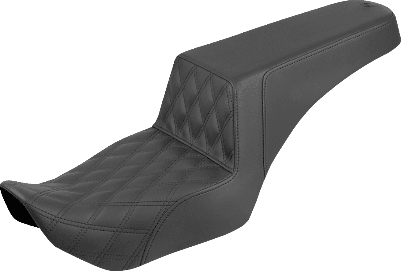 SADDLEMEN 0804-0844 Step-Up Seat - Front Lattice Stitch - Nightster '22-'25