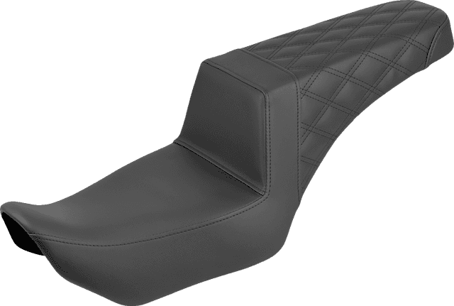 SADDLEMEN 0804-0845 Step-Up Seat - Rear Lattice Stitch - Nightster '22-'25