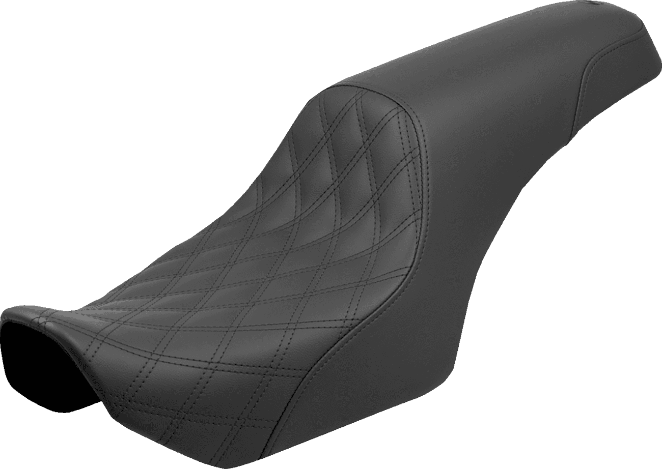 SADDLEMEN 0804-0850 Seat - Profiler™ - Black - Lattice Stitch - Nightster '22-'25