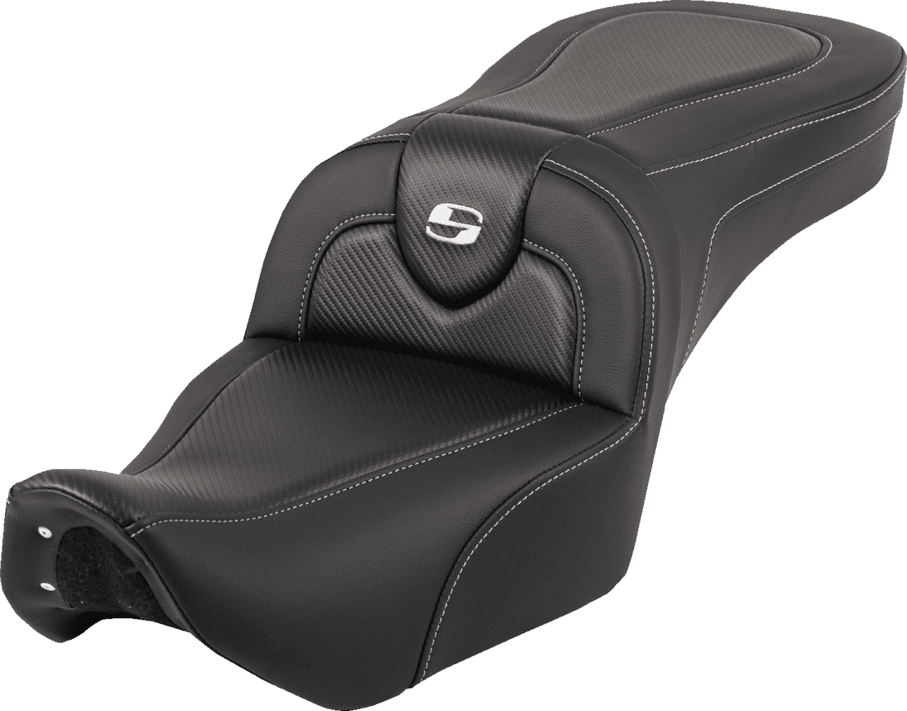 SADDLEMEN 0804-0853 RoadSofa™ Seat - without Backrest - Carbon Fiber - RH975 '22-'25