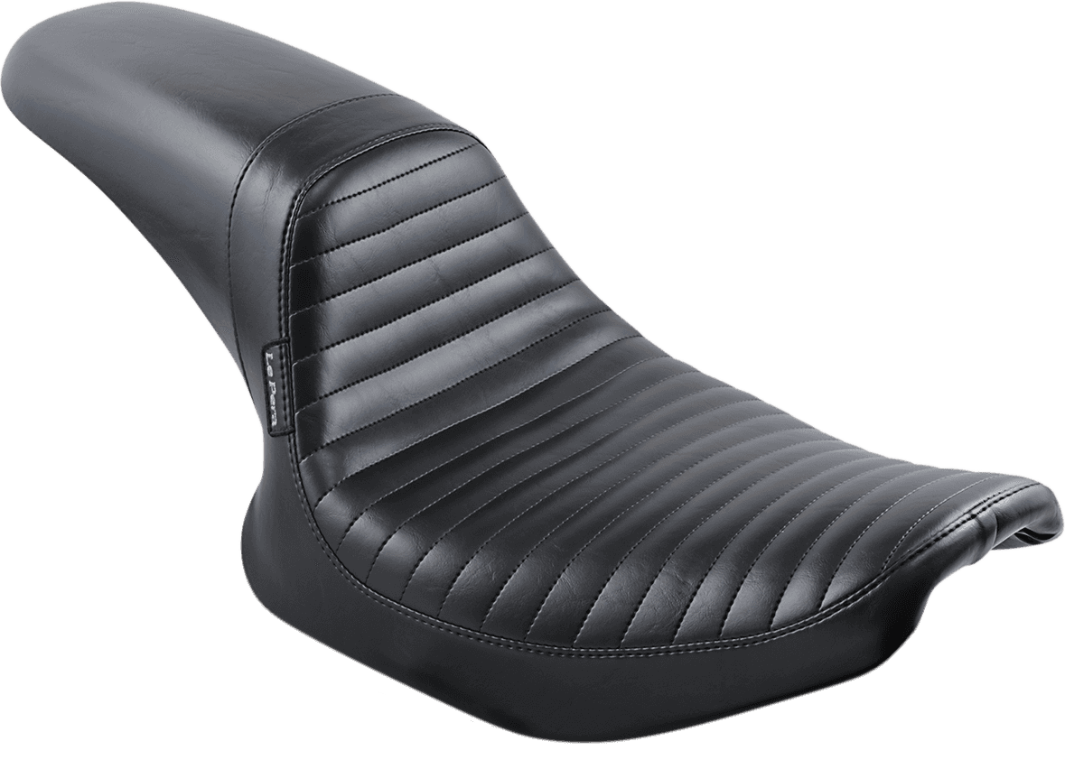 LE PERA 0805-0114 Daytona Sport Seat - Pleated - Black - FXR '82-'00