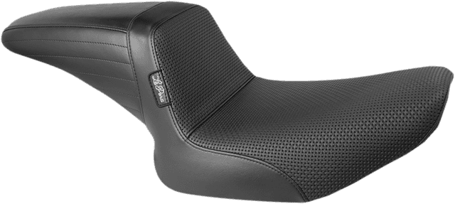 LE PERA 0805-0127 Kickflip Seat - Basketweave - Black - FXR '82-'94