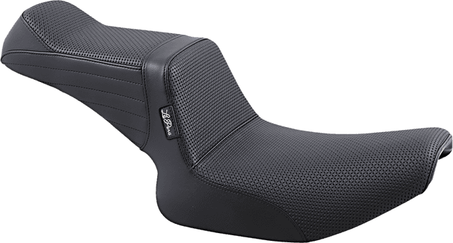 LE PERA 0805-0145 Tailwhip Seat - Basketweave - Black - FXR '82-'94 — image 1 of 2