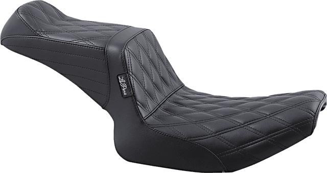 LE PERA 0805-0146 Tailwhip Seat - Double Diamond - Black - FXR '82-'94 — image 1 of 2