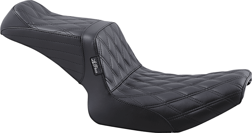 LE PERA 0805-0146 Tailwhip Seat - Double Diamond - Black - FXR '82-'94 — image 1 of 2