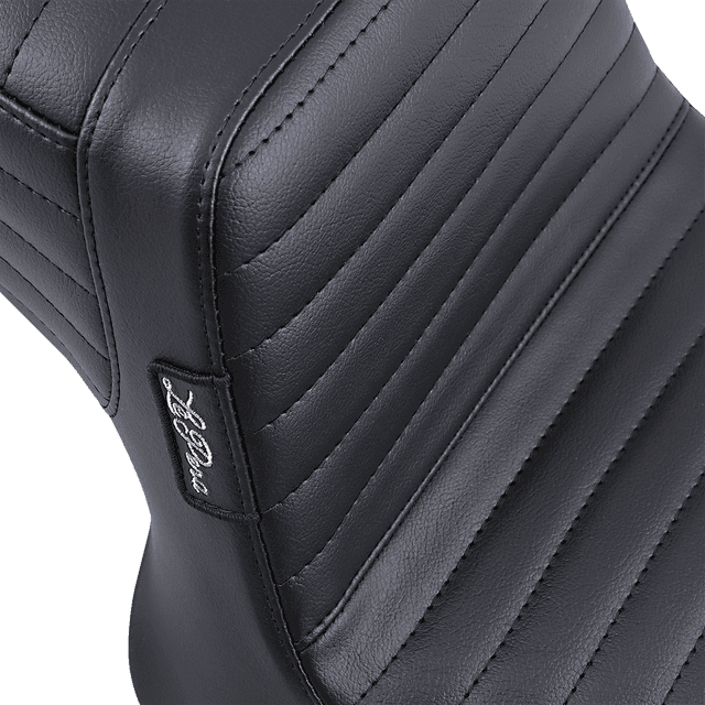 LE PERA 0805-0147 Tailwhip Seat - Pleated - Black - FXR '82-'94 — image 2 of 2