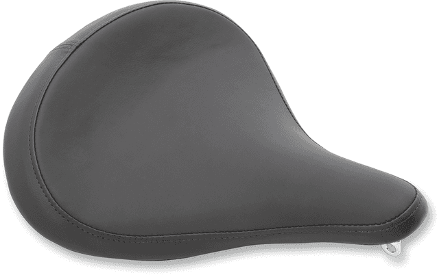 DRAG SPECIALTIES SEATS 0806-0047 Seat - Spring Solo - Large - Black Vinyl - Smooth — image 1 of 3