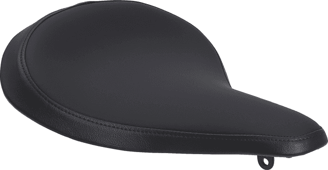 DRAG SPECIALTIES SEATS 0806-0052 Seat - Spring Solo - Large - Black Solar-Reflective Leather - Smooth — image 1 of 4
