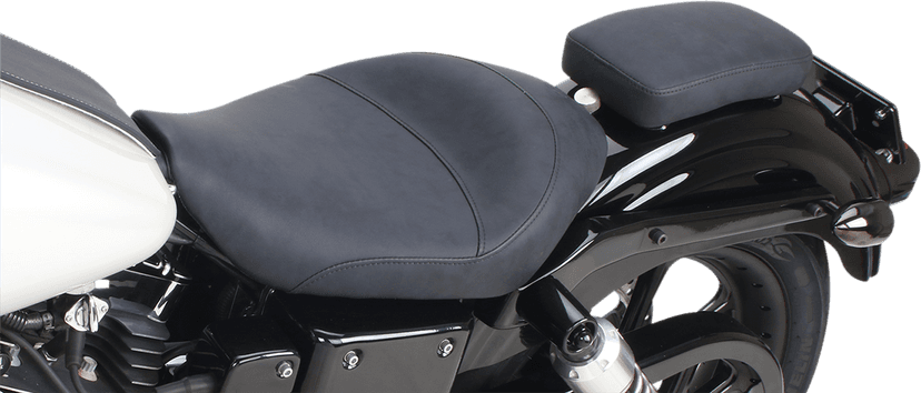 SADDLEMEN 0807-0180 Detachable Pillion Pad - Saddlehyde S3 - Brushed - 6" — image 2 of 4