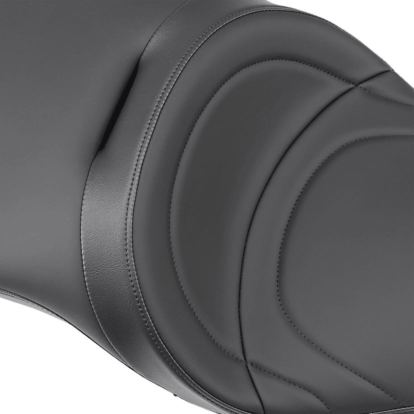 DRAG SPECIALTIES SEATS 0810-1540 Low-Profile Touring Seat - Mild Stitch - Black - Victory '10-'15 — image 2 of 5