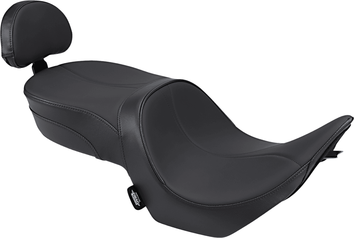DRAG SPECIALTIES SEATS 0810-1585 Low-Profile Touring Seat - Black - Passenger Backrest - Victory Hammer '05-'17