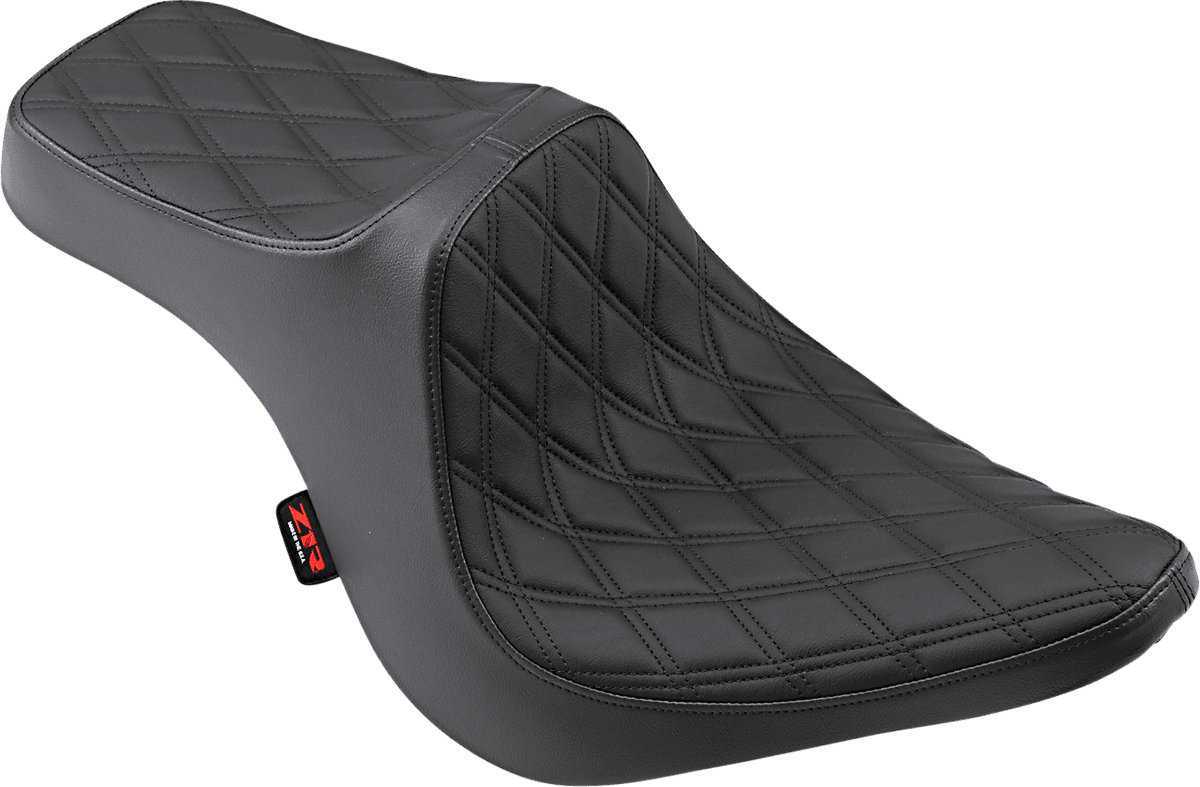 Z1R 0810-2069 Predator III Seat - Black - Diamond - Black Stitching - Bolt/V-Star
