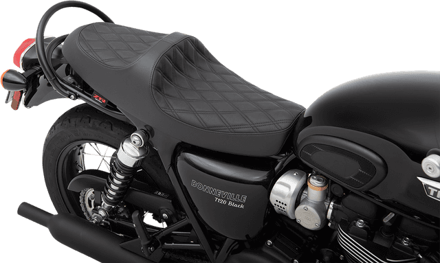 Z1R 0810-2211 Predator III Seat - Black - Double Diamond - Triumph — image 1 of 2