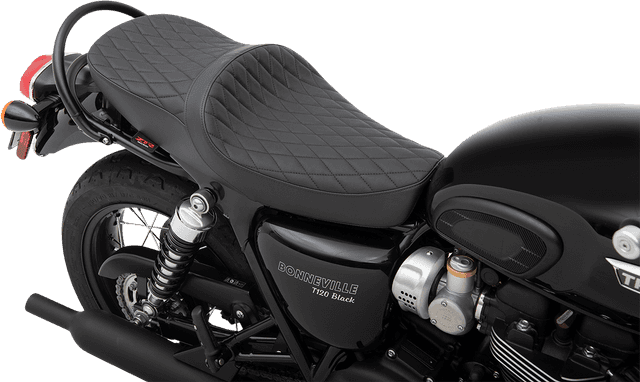 Z1R 0810-2218 Low Profile Touring Seat - Diamond - Black - Triumph '16-'26 — image 3 of 3