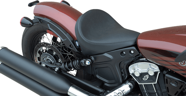 DRAG SPECIALTIES SEATS 0810-2256 3/4 Solo Seat - Black - Vinyl — image 2 of 2