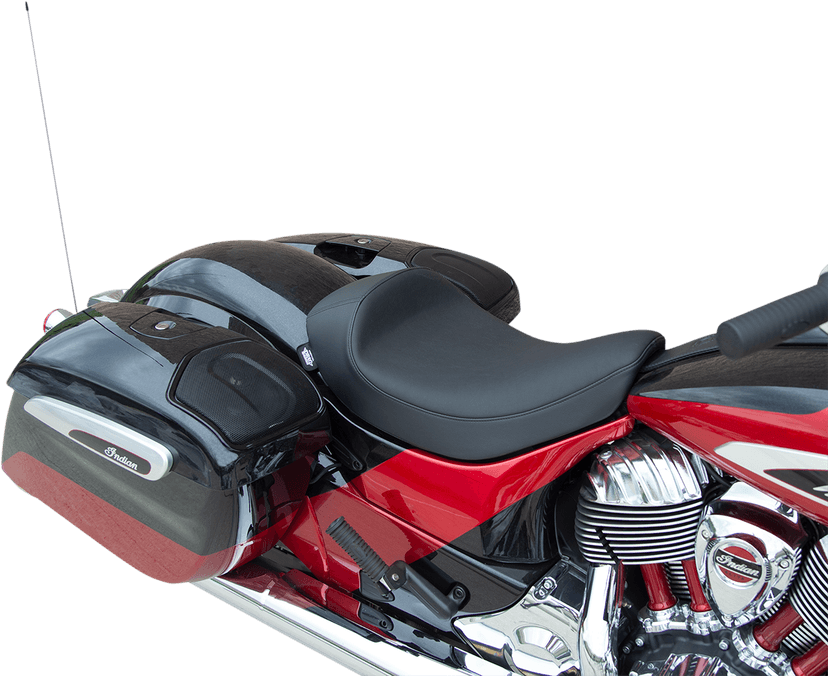 DRAG SPECIALTIES SEATS 0810-2265 Solo Seat - Smooth - Vinyl - Indian '14-'22