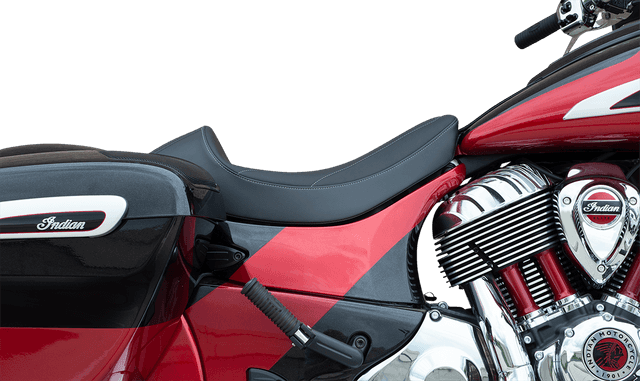 DRAG SPECIALTIES SEATS 0810-2266 Solo Seat - Linear Stitched - Vinyl - '14-'22 Indian — image 2 of 2
