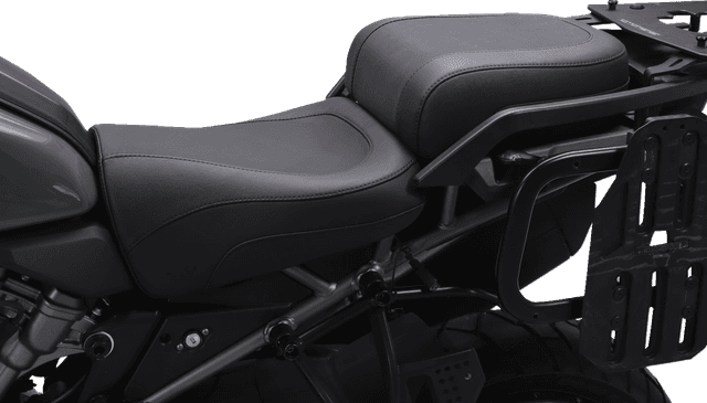 MUSTANG 0810-2453 Adventure Touring Seat - Vinyl - Black - Pan America '21-'25 — image 2 of 4