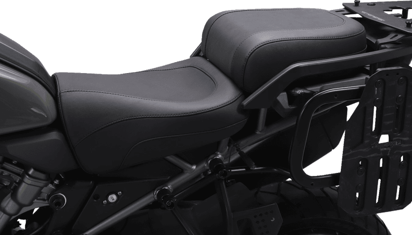 MUSTANG 0810-2453 Adventure Touring Seat - Vinyl - Black - Pan America '21-'25 — image 2 of 4