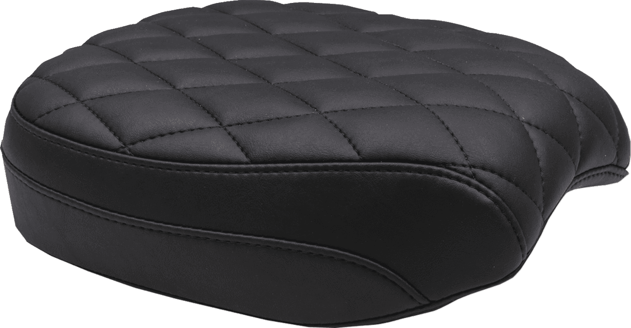 MUSTANG 0810-2457 Tripper™ Passenger Seat - Diamond - Black Stitch - Honda Rebel '17-'25