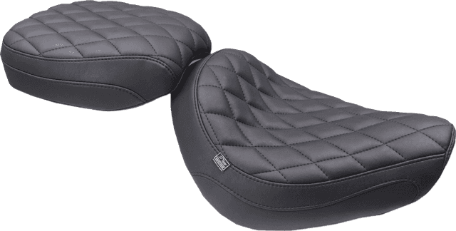 MUSTANG 0810-2457 Tripper™ Passenger Seat - Diamond - Black Stitch - Honda Rebel '17-'25 — image 2 of 2