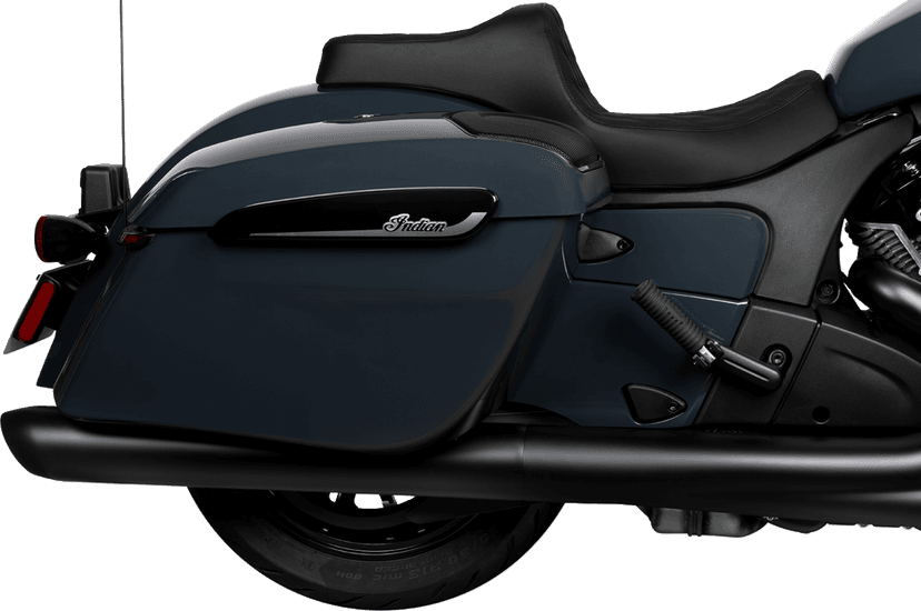 DRAG SPECIALTIES SEATS 0810-2466 Predator III 2-Up Seat - Vinyl - Double Diamond - Black Stitch - Chieftain '25/Challenger '20-'25 — image 4 of 4