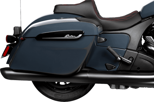 DRAG SPECIALTIES SEATS 0810-2468 Predator III 2-Up Seat - Vinyl - Double Diamond - Red Stitch - Chieftain '25/Challenger '20-'25 — image 4 of 4