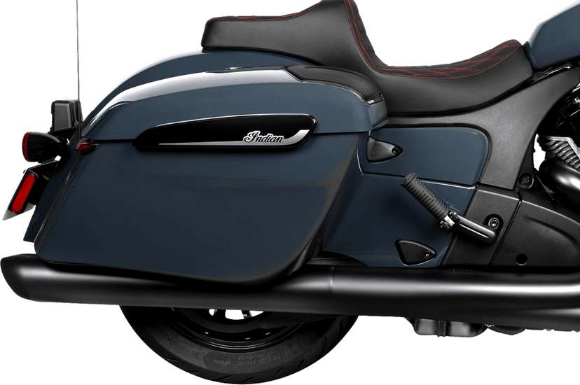 DRAG SPECIALTIES SEATS 0810-2468 Predator III 2-Up Seat - Vinyl - Double Diamond - Red Stitch - Chieftain '25/Challenger '20-'25 — image 4 of 4