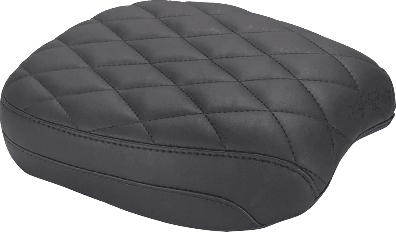 MUSTANG 0810-2482 Tripper™ Passenger Seat - Black - Diamond Black Stitch - Rebel 1100 '21-'25
