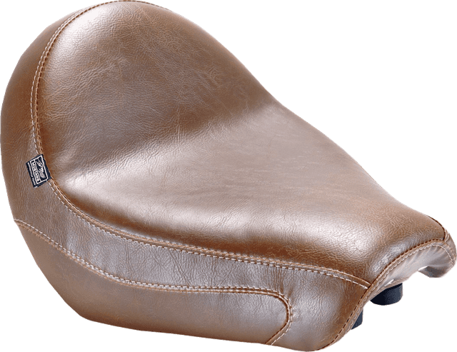 MUSTANG 0810-2483 Tripper™ Solo Seat - Distressed Brown - Smooth Toast Stitch - Rebel 1100 '21-'25