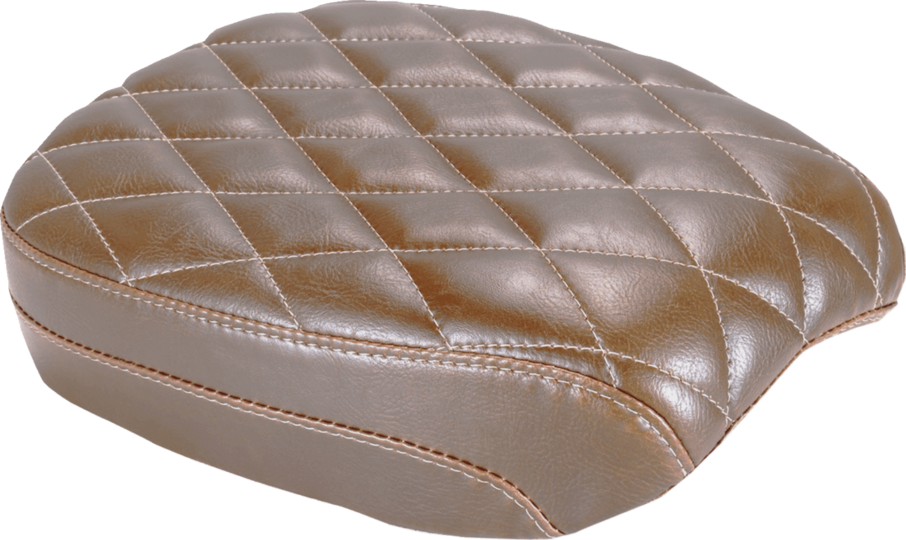 MUSTANG 0810-2486 Tripper™ Passenger Seat - Brown - Diamond Toast Stitch - Rebel 1100 '21-'25