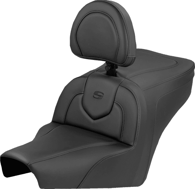 SADDLEMEN 0810-2511 Roadsofa™ Seat - Plain - With Backrest - BMW R18 '22-'25