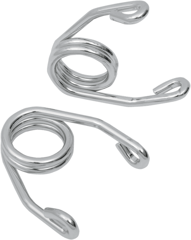 DRAG SPECIALTIES 0820-0041 Torsion Seat Spring - Chrome - 3"