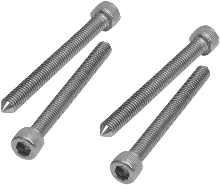 SHOW CHROME 0820-0074 Tapered Seat Bolt Set - 8 mm