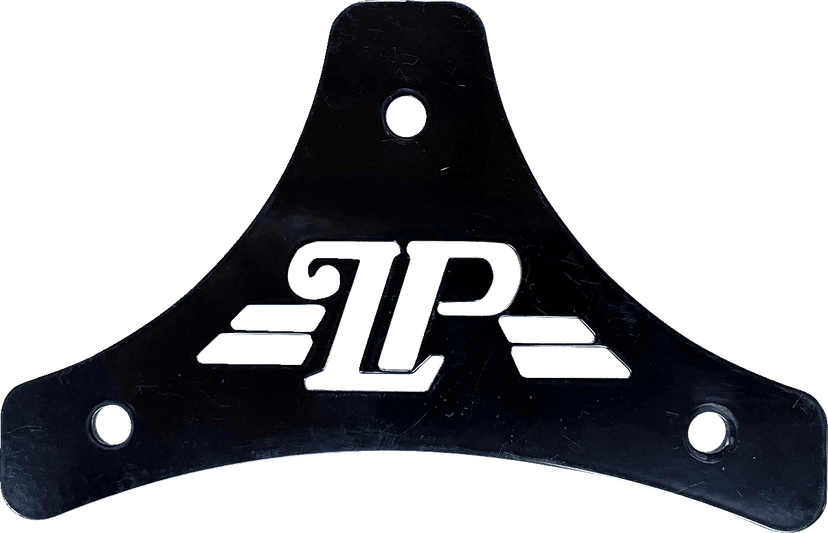 LE PERA 0820-0199 Sissy Bar Plate - Dead End - Classic - Black - Softail/Touring '08-'22 — image 1 of 2