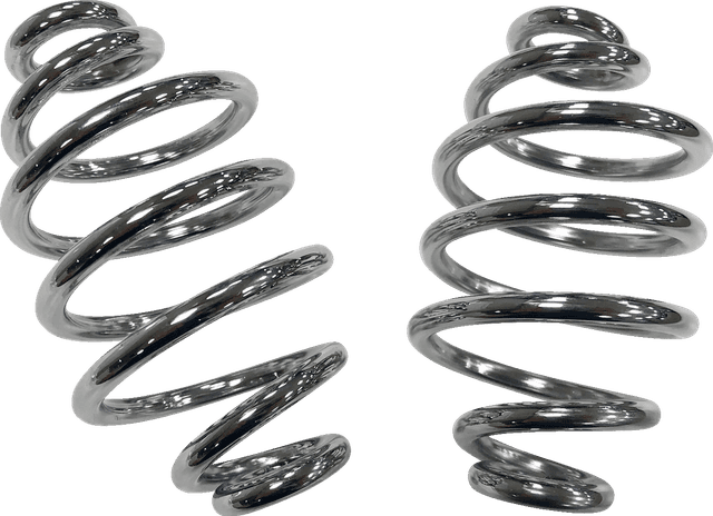 DRAG SPECIALTIES 0820-0238 Seat Springs - Chrome - 4" — image 2 of 2