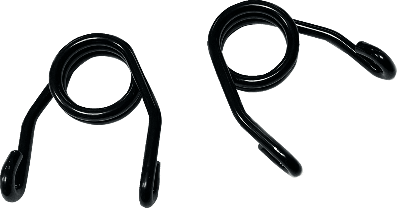 DRAG SPECIALTIES 0820-0240 Torsion Seat Springs - Black - 3"